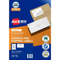avery 936084 j8651 quick peel address and shipping label sure feed inkjet 65up white pack 25