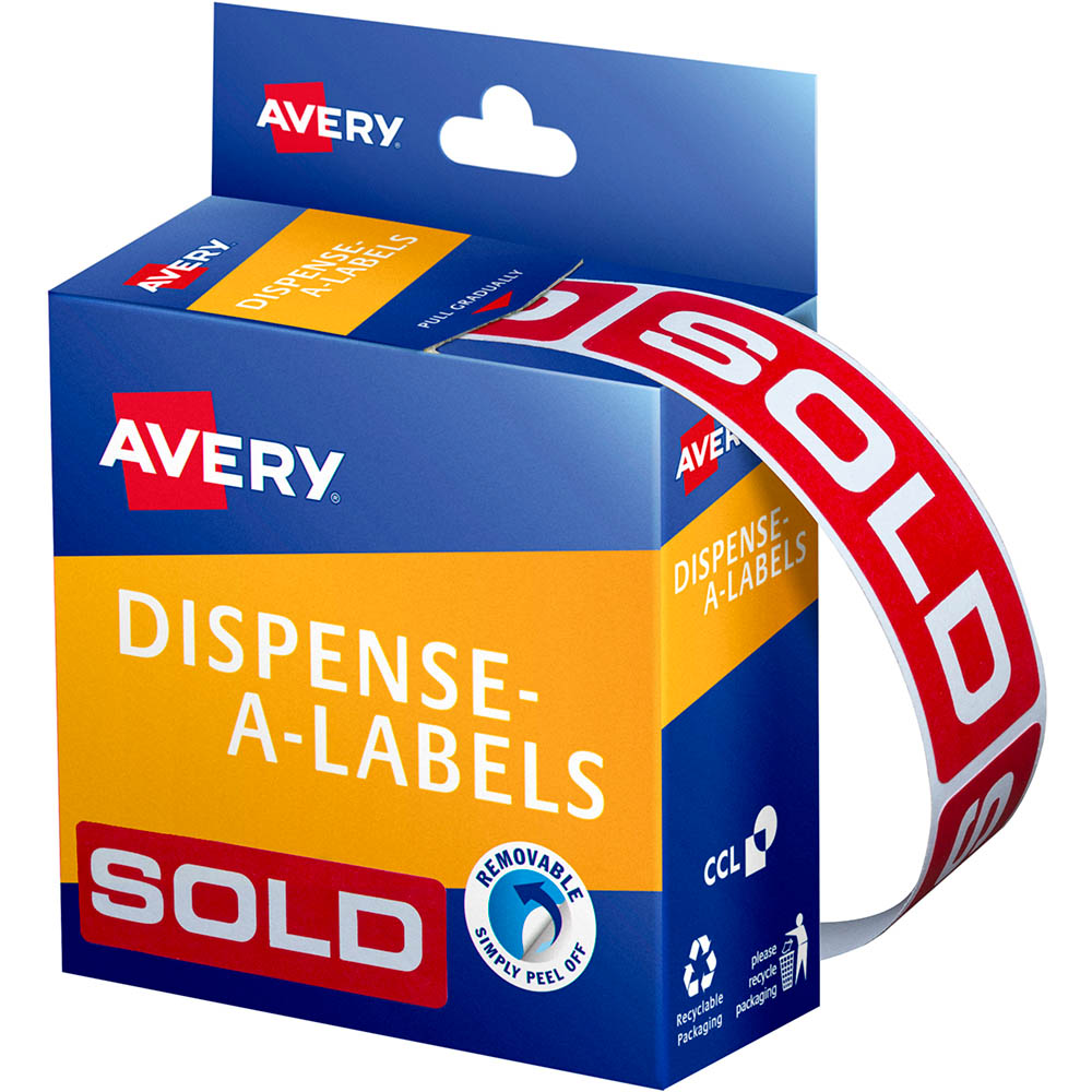 Image for AVERY 937307 MESSAGE LABELS SOLD 19 X 64MM PACK 250 from Office Products Depot Gold Coast