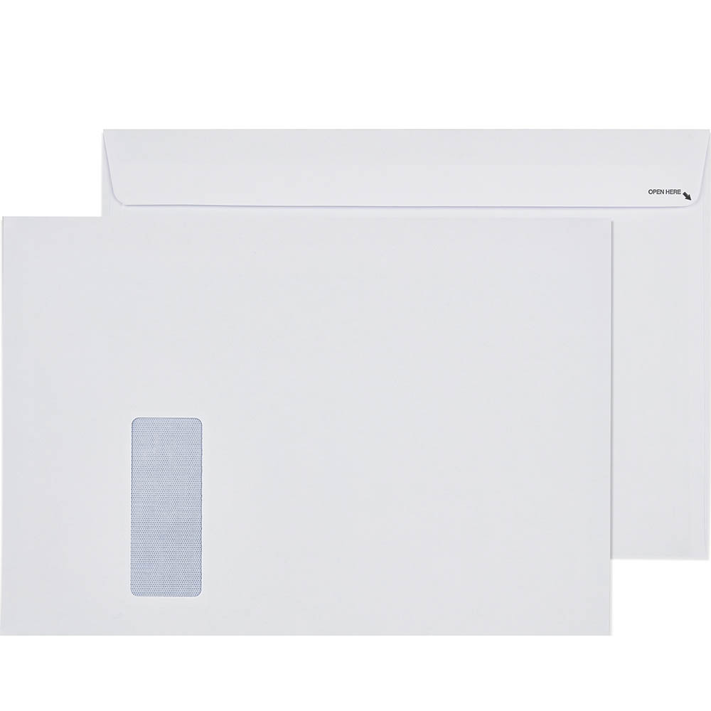 Image for CUMBERLAND C4 ENVELOPES SECRETIVE BOOKLET MAILER WINDOWFACE STRIP SEAL EASY OPEN 100GSM 324 X 229MM WHITE BOX 250 from Albany Office Products Depot