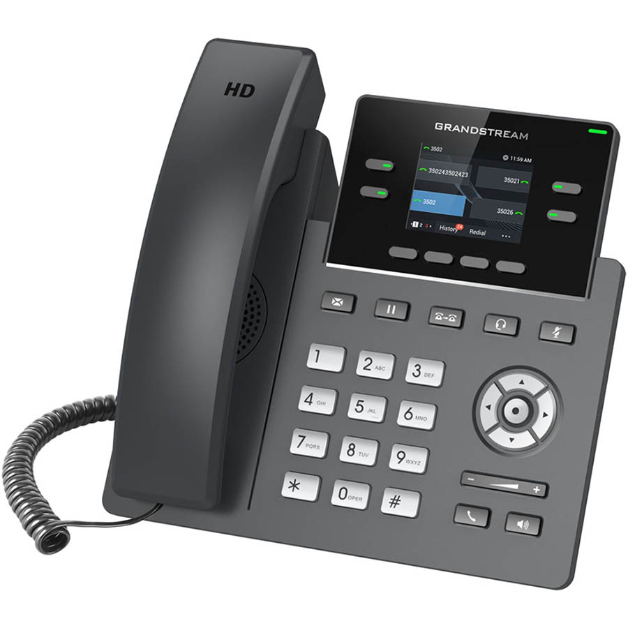 Image for GRANDSTREAM GRP2612P CARRIER-GRADE IP DESKPHONE from Albany Office Products Depot