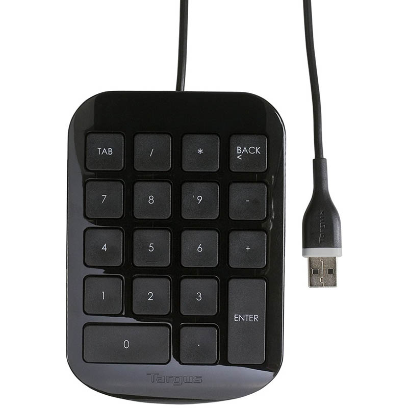Image for TARGUS NUMERIC KEYPAD BLACK from OFFICEPLANET OFFICE PRODUCTS DEPOT
