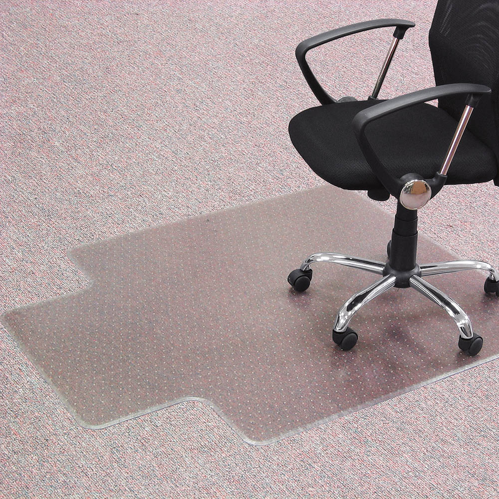 Image for ANCHORMAT EXECUTIVE HEAVYWEIGHT CHAIRMAT KEYHOLE CARPET 1150 X 1350MM from MOE Office Products Depot Mackay & Whitsundays