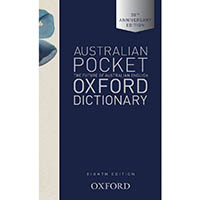 australian pocket oxford dictionary 8th edition