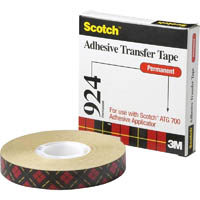 scotch 924 atg adhesive transfer tape 19mm x 32.9m