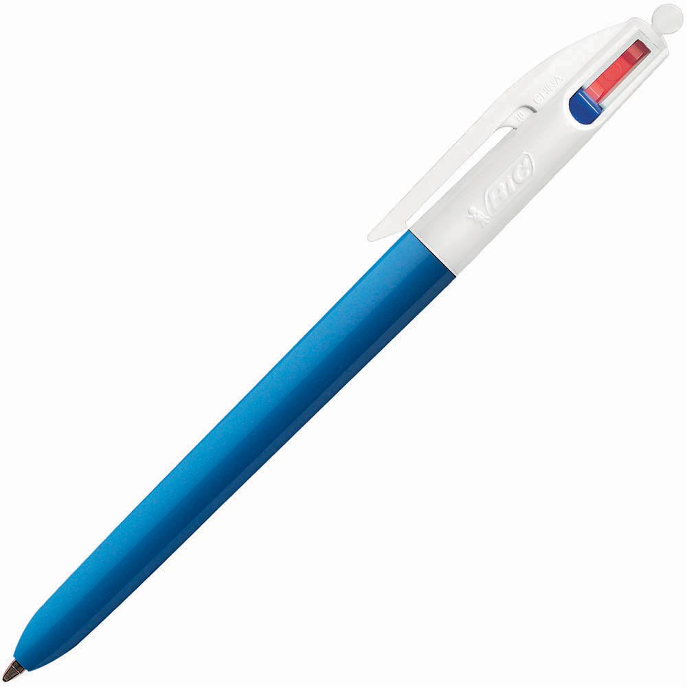 Image for BIC 2-COLOUR RETRACTABLE BALLPOINT PEN 1.0MM BLUE/RED from Ross Office Supplies Office Products Depot