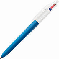 bic 2-colour retractable ballpoint pen 1.0mm blue/red