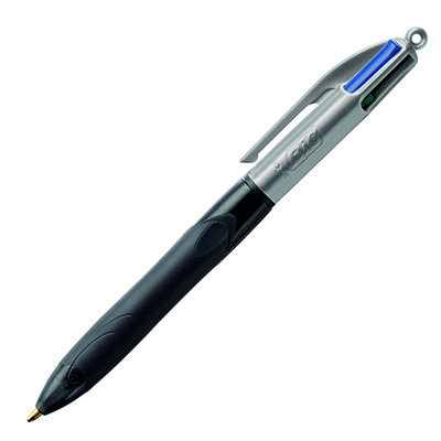 Image for BIC 4-COLOUR PRO GRIP RETRACTABLE BALLPOINT PEN 1.0MM from Total Supplies Pty Ltd