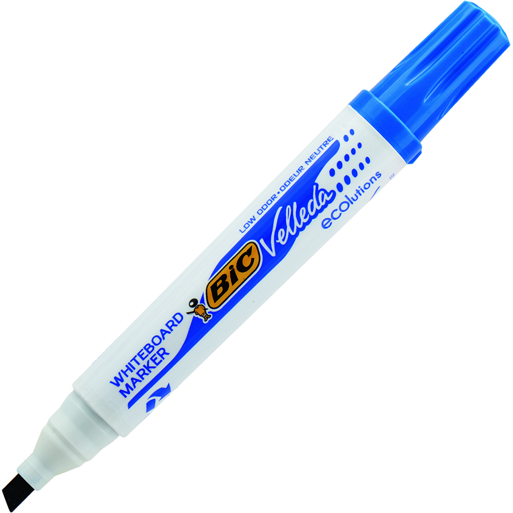 Image for BIC VELLEDA ECOLUTIONS WHITEBOARD MARKER CHISEL BLUE from Ross Office Supplies Office Products Depot