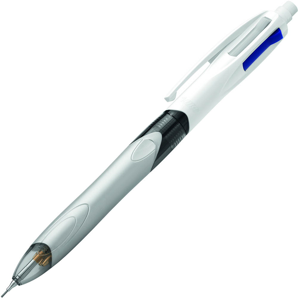 Image for BIC 4 COLOUR 3+1 RETRACTABLE BALLPOINT PEN AND PENCIL from MOE Office Products Depot Mackay & Whitsundays