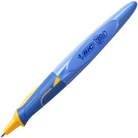 bic kids beginners ballpoint pen blue box 12