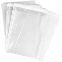 cumberland resealable polybag self adhesive flap 380 x 480mm clear pack 100