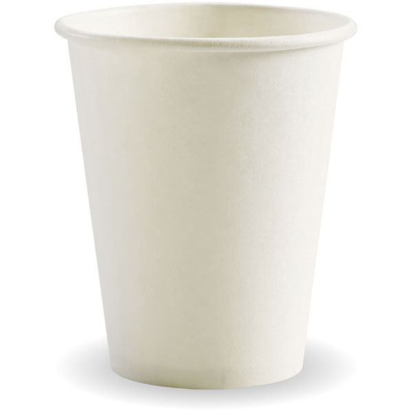 Image for BIOPAK BIOCUP CUP 280ML WHITE PACK 50 from Barkers Rubber Stamps & Office Products Depot