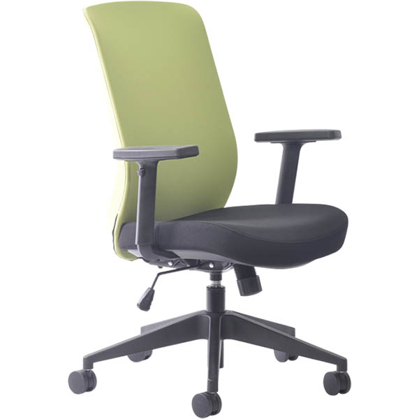 Image for BURO MONDO GENE TASK CHAIR HIGH BACK ARMS GREEN from Office Products Depot Gold Coast