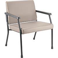 buro concord waiting room chair pu grey