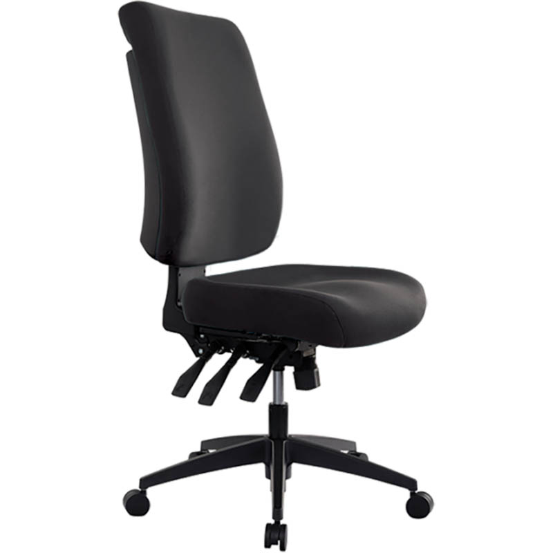 Image for BURO TIDAL CHAIR HIGH BACK BLACK from Total Supplies Pty Ltd