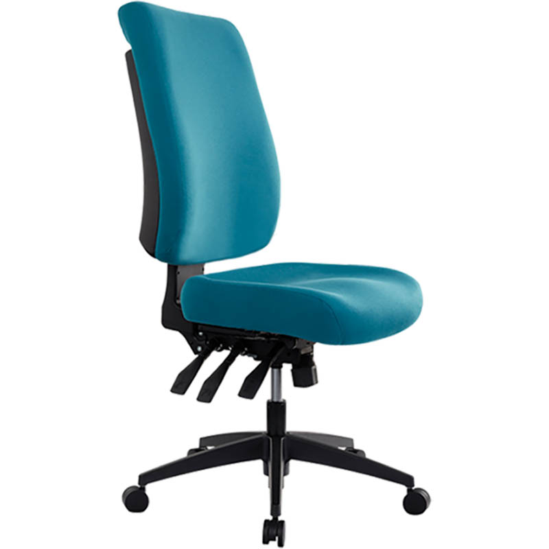 Image for BURO TIDAL CHAIR HIGH BACK TEAL from Margaret River Office Products Depot