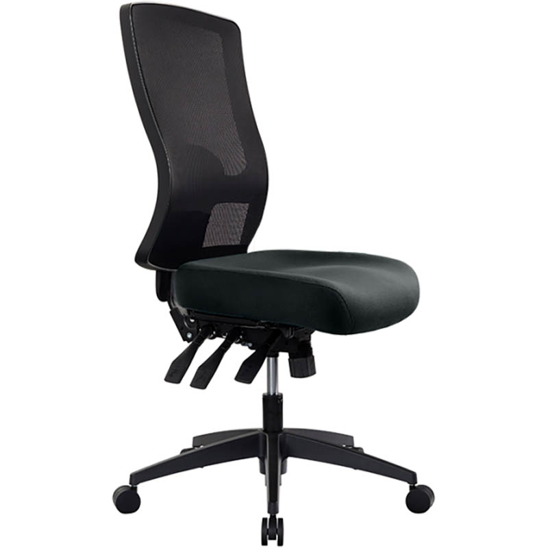 Image for BURO TIDAL CHAIR HIGH MESH BACK BLACK from MOE Office Products Depot Mackay & Whitsundays