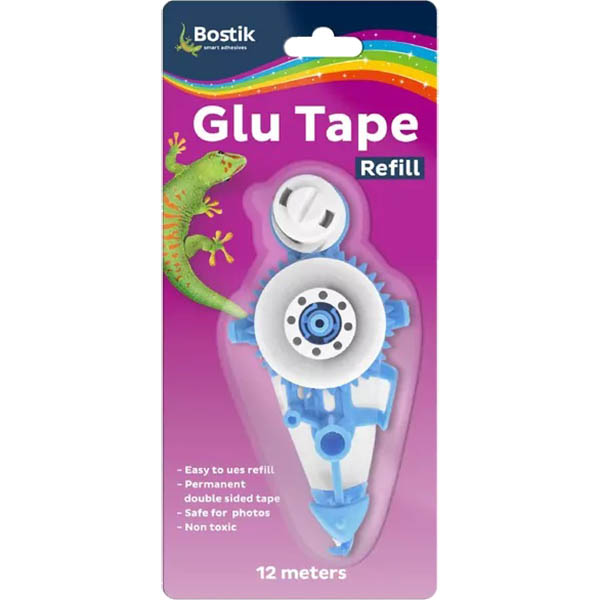 Image for BOSTIK GLU TAPE 6.4MM X 12M REFILL from Ross Office Supplies Office Products Depot