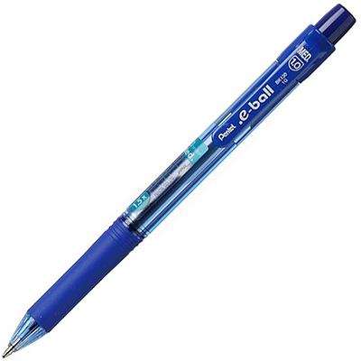 Image for PENTEL BK130 E-BALL RETRACTABLE BALLPOINT PEN 1.0MM BLUE from Ross Office Supplies Office Products Depot
