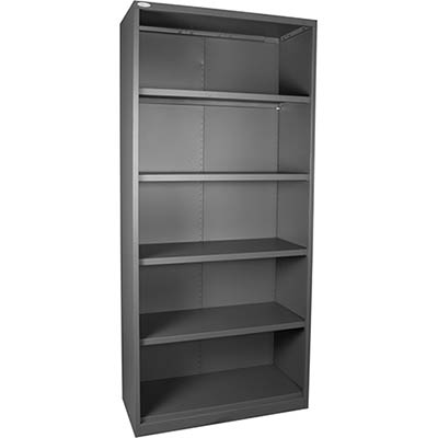 Image for STEELCO OPEN BOOKCASE 4 SHELF 2000 X 900 X 400MM SILVER GREY from Albany Office Products Depot
