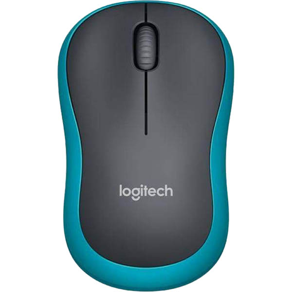 Image for LOGITECH M185 WIRELESS MOUSE BLACK/BLUE from Office Products Depot