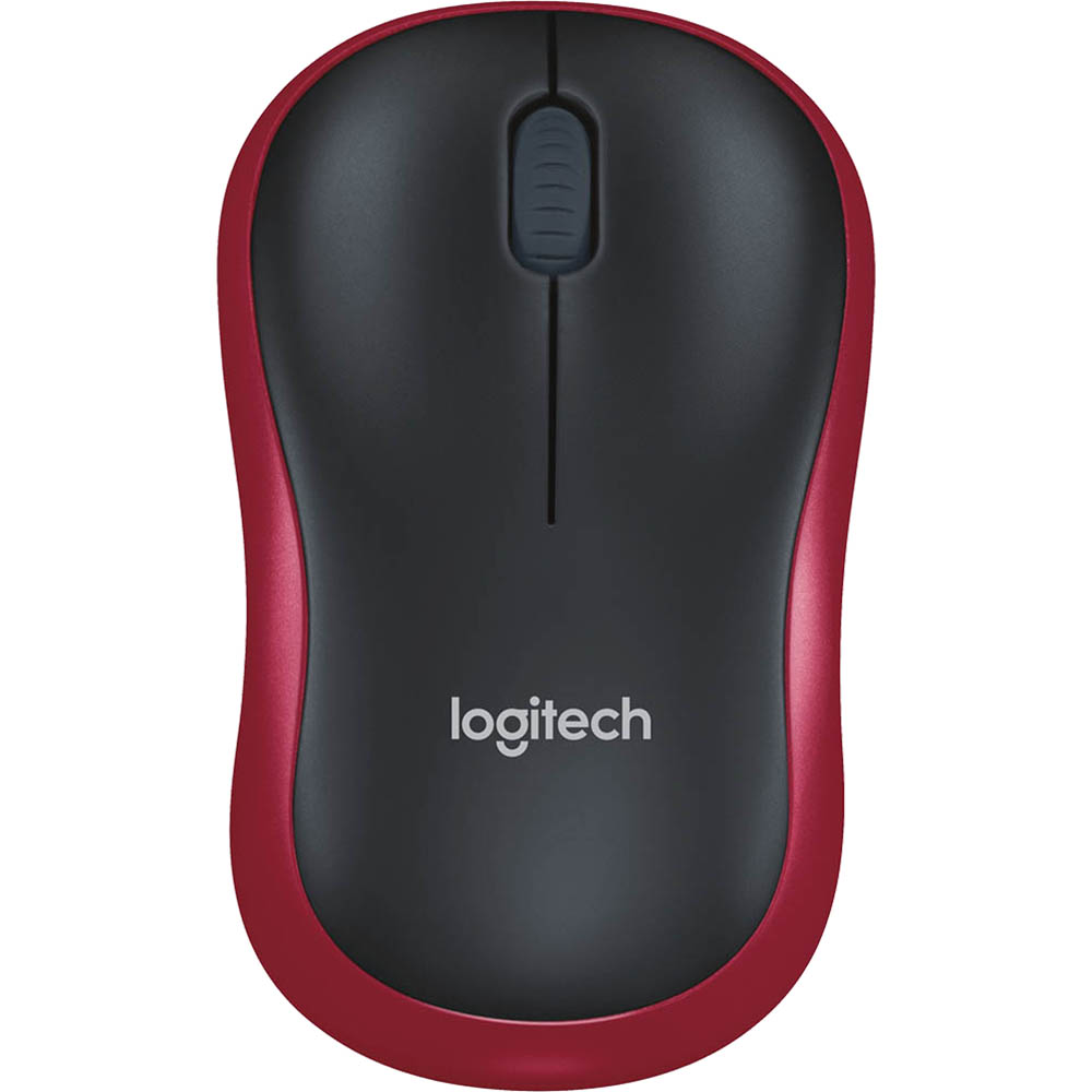 Image for LOGITECH M185 WIRELESS MOUSE RED from MOE Office Products Depot Mackay & Whitsundays