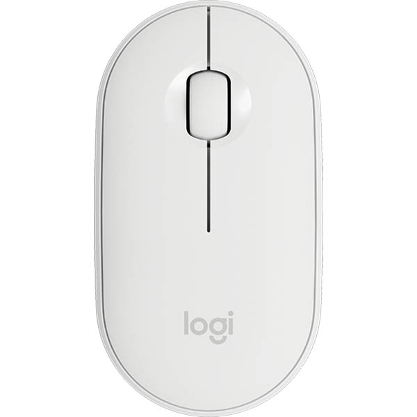 Image for LOGITECH M350 PEBBLE WIRELESS AND BLUETOOTH MOUSE OFF WHITE from MOE Office Products Depot Mackay & Whitsundays