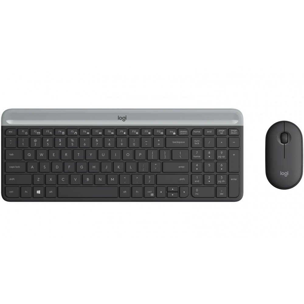 Image for LOGITECH MK470 WIRELESS KEYBOARD COMBO GRAPHITE from Ross Office Supplies Office Products Depot