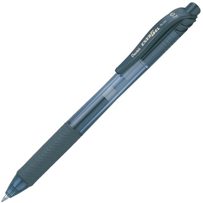 Image for PENTEL BL107 ENERGEL-X RETRACTABLE GEL INK PEN 0.7MM BLACK from Albany Office Products Depot