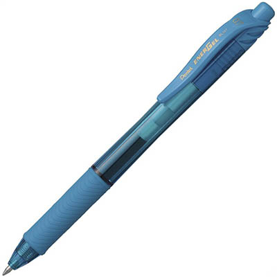 Image for PENTEL BL107 ENERGEL-X RETRACTABLE GEL INK PEN 0.7MM SKY BLUE from Office Products Depot