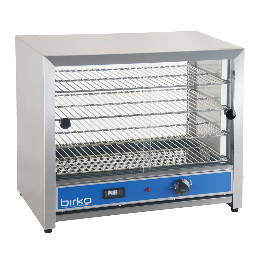 Image for BIRKO PIE WARMER FITS 100 PIES STAINLESS STEEL WITH GLASS DOORS from Ross Office Supplies Office Products Depot