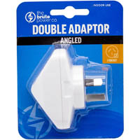 the brute power co double adaptor angled