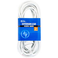 the brute power co extension lead 10 metre white