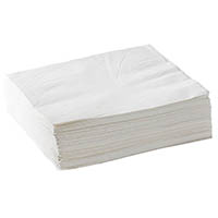 biopak bionapkins napkin 2-ply 1/4 fold white pack 100