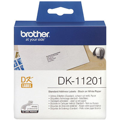 Image for BROTHER DK-11201 LABEL ROLL 29 X 90MM WHITE ROLL 400 from Office Products Depot Macarthur