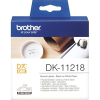 brother dk-11218 label roll round 24mm roll 1000