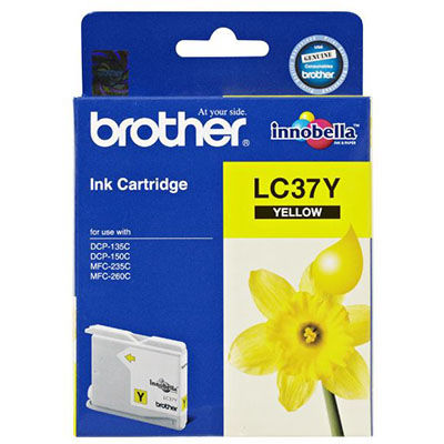 Image for BROTHER LC37Y INK CARTRIDGE YELLOW from Ross Office Supplies Office Products Depot