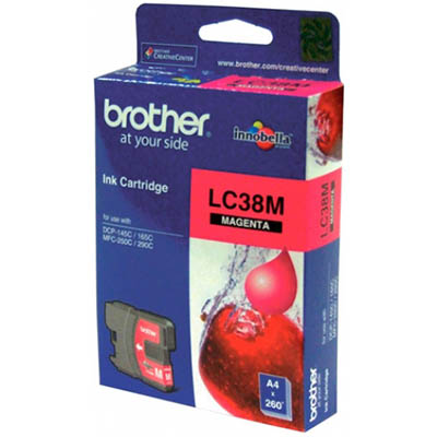 Image for BROTHER LC38M INK CARTRIDGE MAGENTA from Office Products Depot Gold Coast