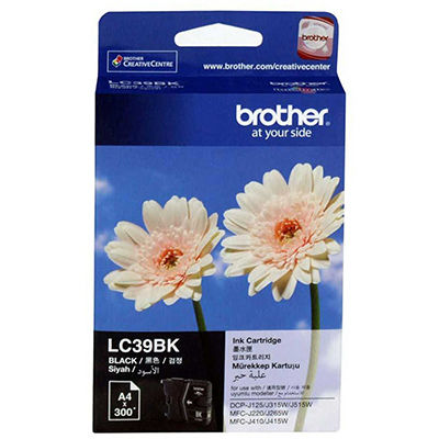 Image for BROTHER LC39BK INK CARTRIDGE BLACK from MOE Office Products Depot Mackay & Whitsundays