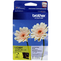 brother lc39y ink cartridge yellow