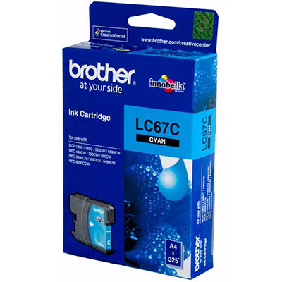 Image for BROTHER LC67C INK CARTRIDGE CYAN from Office Products Depot Gold Coast