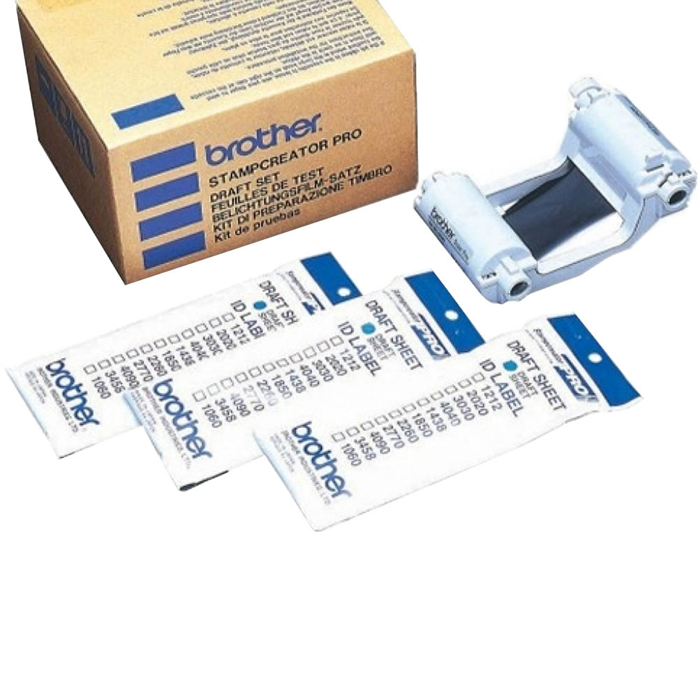 Image for BROTHER PR-D1 STAMP CREATOR DRAFT SET PLUS INK RIBBON BOX 150 SHEETS from O'Donnells Office Products Depot