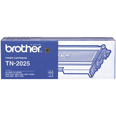 Image for BROTHER TN2025 TONER CARTRIDGE BLACK from Ross Office Supplies Office Products Depot
