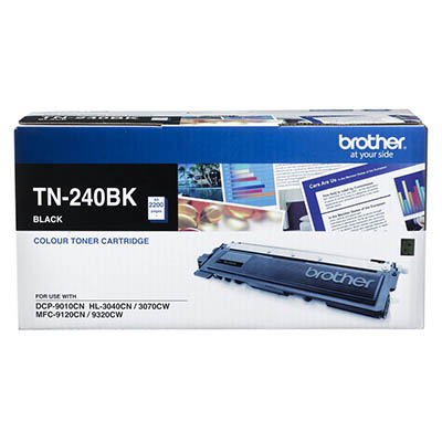Image for BROTHER TN240BK TONER CARTRIDGE BLACK from Total Supplies Pty Ltd