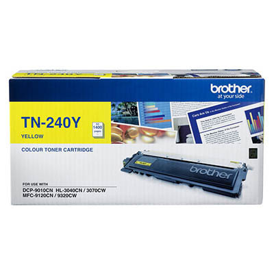 Image for BROTHER TN240Y TONER CARTRIDGE YELLOW from Ross Office Supplies Office Products Depot