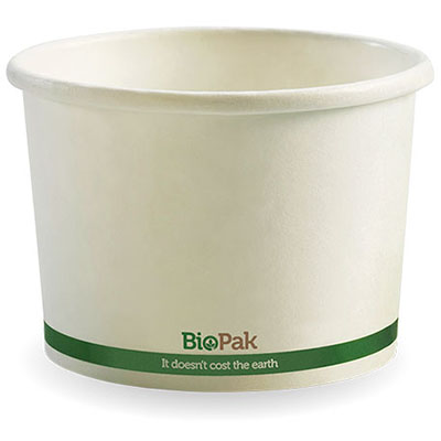 Image for BIOPAK BIOBOWL BOWL 250ML WHITE PACK 50 from Margaret River Office Products Depot
