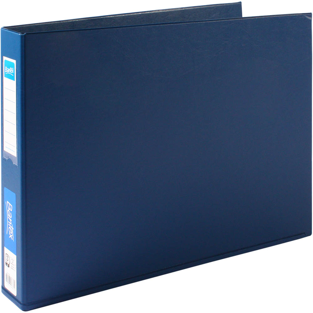 Image for BANTEX RING BINDER PP LANDSCAPE 3D 38MM A3 BLUE from Office Products Depot