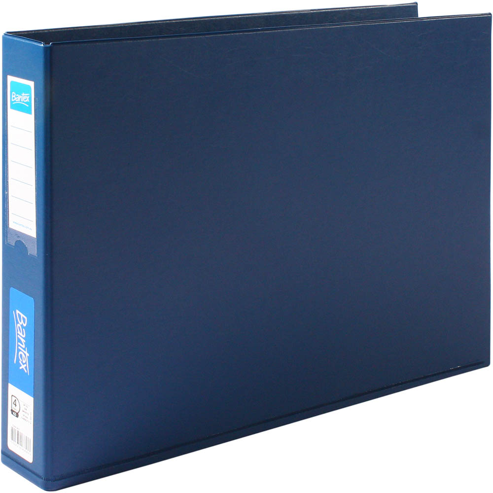 Image for BANTEX RING BINDER PP LANDSCAPE 4D 38MM A3 BLUE from Office Products Depot
