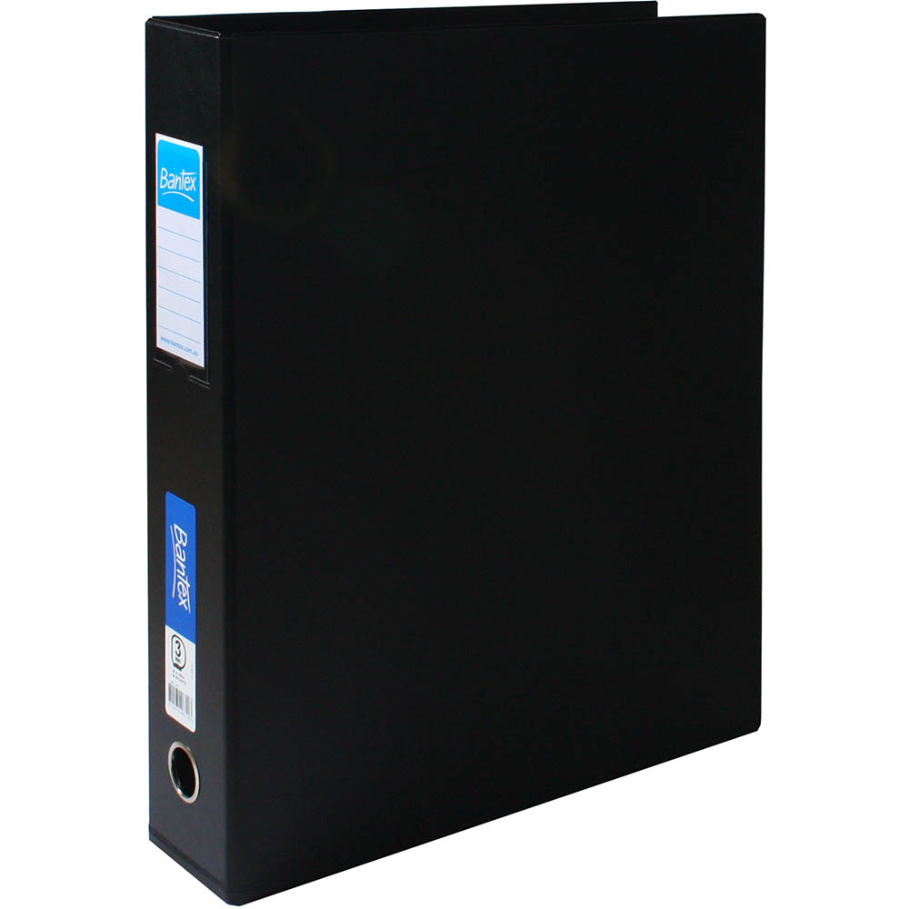 Image for BANTEX RING BINDER PP 3D 65MM A3 BLACK from Office Products Depot