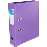 bantex lever arch file 70mm a4 lilac